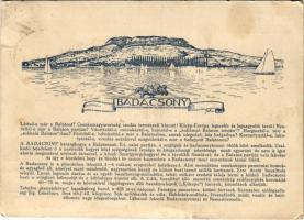 1933 Badacsony, Dr. Dornyay Béla Honismertető című képeslevelezőlap sorozata 14. sz. s: Fayl (EB)