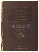 Gózony Lajos - Lénárd Vilmos: A gyakorlati bakteriologia zsebkönyve. Serologiai függelékkel. Preisz Hugó előszavával. Bp., 1919, Mai Henrik és Fiai. 3. kiadás. Kiadói egészvászon-kötés, kopott borítóval, sérült gerinccel, ceruzás aláhúzásokkal és bejelölésekkel.