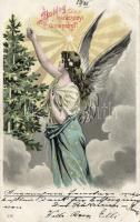 Christmas angel litho (EB)