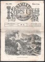 cca 1857-1867 régi újságok, össz. 6 db: Nemzeti Képes Újság, 1863, 18. sz.; Hölgyfutár, 1863, 28. sz.; Vasárnapi Ujság, 1857.II.1., benne Petőfi István írása bátyjáról ("Ujabb adatok Petőfi Sándor gyermekkoráról"); Bolond Miska, 1864, 35. sz.; Magyarország és a Nagyvilág, 1869, 8. sz.; Fővárosi Lapok, 1867, 168. sz.; vegyes, többségében jó állapotban