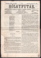 cca 1857-1867 régi újságok, össz. 6 db: Nemzeti Képes Újság, 1863, 18. sz.; Hölgyfutár, 1863, 28. sz...