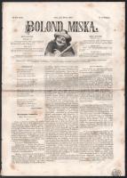 cca 1857-1867 régi újságok, össz. 6 db: Nemzeti Képes Újság, 1863, 18. sz.; Hölgyfutár, 1863, 28. sz...