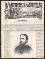 cca 1857-1867 régi újságok, össz. 6 db: Nemzeti Képes Újság, 1863, 18. sz.; Hölgyfutár, 1863, 28. sz...