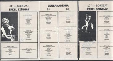 Ránki Dezső, Lehel György, Medveczky Ádám, Schiff András, Kóródi András, Gidon Kremer, Mihály András...