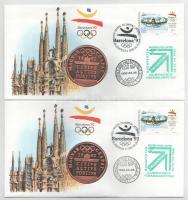 Magyarország 1992. Papp László (1947-) "Barcelonai Olimpia- Magyar Csapat" bronz emlékérem...