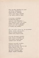 Illyés Gyula:
Sarjurendek. [Versek.]
Budapest, [1931]. Nyugat folyóirat kiadása (Nagy A. ny.) 76 +...