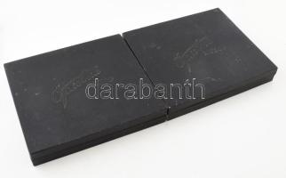 2 készletnyi orosz evőeszköz készlet, díszdobozban, teljes