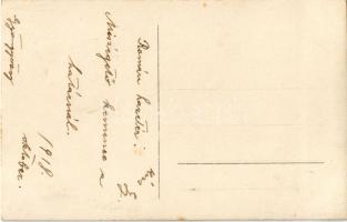 1918 Román harctér, mészégető kemence a határnál / WWI K.u.K. military, Romanian front, lime kiln ne...