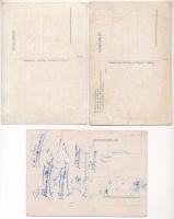 3 db régi irredenta propaganda képeslap (Magyar Nemzeti Szövetség kiadása); vegyes minőség / 3 pre-1...