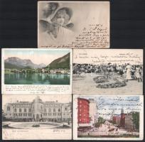 cca 1903-1905 Darányi Jolánnak, Darányi Kálmán későbbi miniszterelnök rokonainak küldött 10 db hossz...