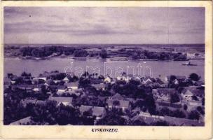 1942 Kiskőszeg, Batina (Darázs, Draz); látkép. Borkovits Nándor kiadása / general view (fl)