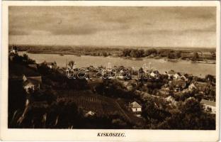1942 Kiskőszeg, Batina (Darázs, Draz); látkép. Borkovits Nándor kiadása / general view (EK)