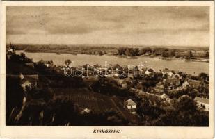 1942 Kiskőszeg, Batina (Darázs, Draz); látkép. Borkovits Nándor kiadása / general view (fa)