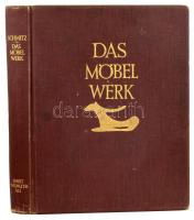 Hermann Schmitz: Das Möbelwerk. Die Möbelformen vom Altertum bis zur Mitte des neunzehnten Jahrhunderts, mit 683 Abbildungen. Berlin,én.,Ernst Wasmuth, LXXV+1+320 p. Német nyelven. Rendkívül gazdag képanyaggal illusztrált. Kiadói aranyozott egészvászon-kötés, kopott borítóval.