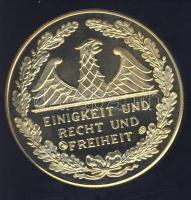 Németország DN "Német történelem - A Paulskirche Nemzeti Gyűjteménye" aranyozott Cu-Ni eml...