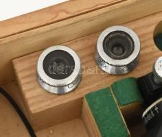 Meopta fotófeltét készlet, 5 db-os, Fo9x és Fo12x optikákkal, OFOTÉRT által kiállított nyugtával (19...