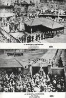 cca 1989 előtti ,,A korona gyöngye" című lengyel film jelenetei és szereplői, 18 db vintage pro...