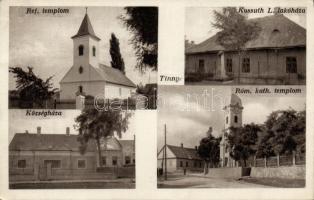 Tinnye Kossuth Lajos lakóházával (EB)