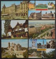 Kb. 200 db MODERN magyar város képeslap / Cca. 200 modern Hungarian town-view postcards