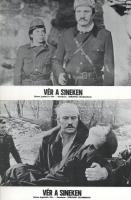 cca 1985 előtti ,,Vér a síneken" című jugoszláv film jelenetei és szereplői, 8 db produkciós fi...