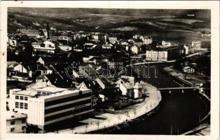 Besztercebánya, Banská Bystrica; látkép, híd / general view, bridge (fl)