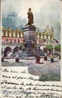 Krakow Adam Mickiewicz statue (EK)