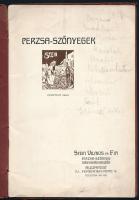 cca 1910 Perzsa Szőnyegek. Stein Vilmos és Fia Perzsa-szőnyeg Nagykereskedők áruminta katalógus. Bp....
