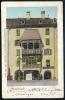 1900 Kézdi-Kovács László (1864-1942) festőművész, műkritikus autográf humoros verses sorai az innsbr...