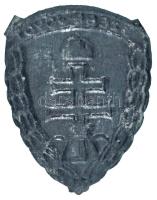 ~1940. "Szebb Jövőt" fém levente lemezjelvény (44x34mm) T:VF tű nélkül