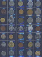 Jó világpénz tétel, 614db, régi és új, nagyon sok jobbal, sok tengerentúllal!