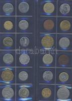 Jó világpénz tétel, 614db, régi és új, nagyon sok jobbal, sok tengerentúllal!