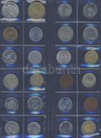 Jó világpénz tétel, 614db, régi és új, nagyon sok jobbal, sok tengerentúllal!