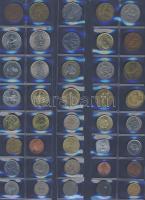 Jó világpénz tétel, 614db, régi és új, nagyon sok jobbal, sok tengerentúllal!