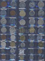 Jó világpénz tétel, 614db, régi és új, nagyon sok jobbal, sok tengerentúllal!