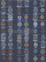 Jó világpénz tétel, 614db, régi és új, nagyon sok jobbal, sok tengerentúllal!