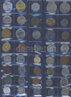 Jó világpénz tétel, 614db, régi és új, nagyon sok jobbal, sok tengerentúllal!