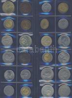 Jó világpénz tétel, 614db, régi és új, nagyon sok jobbal, sok tengerentúllal!
