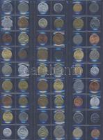 Jó világpénz tétel, 632db, régi és új, nagyon sok jobbal, sok tengerentúllal!
