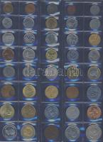 Jó világpénz tétel, 632db, régi és új, nagyon sok jobbal, sok tengerentúllal!