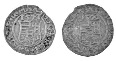 1571-1572K-B Denár Ag "Miksa" (2x) (0,39g, 0,52g) T:XF patina Hungary 1571-1972K-B Denar A...