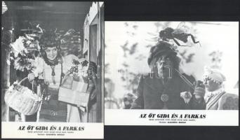 cca 1985 előtti ,,Az öt gida és a farkas" című szovjet - francia film jelenetei és szereplői, 4...