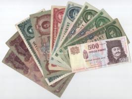 10db-os Forint és Pengő bankjegytétel T:F