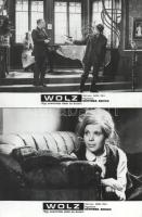 cca 1989 előtti ,,Wolz" című NDK-beli film jelenetei és szereplői, 16 db vintage produkciós filmfotó (vitrinfotó, lobbyfotó) ezüst zselatinos fotópapíron, a használatból eredő (esetleges) kisebb hibákkal, 18x24 cm