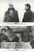 cca 1989 előtti ,,Menekülés" című szovjet film jelenetei és szereplői, 19 db vintage produkciós filmfotó (vitrinfotó, lobbyfotó) ezüst zselatinos fotópapíron, a használatból eredő (esetleges) kisebb hibákkal, 18x24 cm