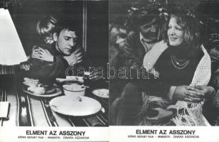 cca 1985 előtti ,,Elment az asszony" című szovjet film jelenetei és szereplői, 8 db produkciós ...