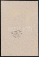 Molnár Dénes (1947-2000): Fehéregyháza (Erdély). Fametszet, papír, jelzett, hátoldalán a művész bély...