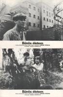 cca 1985 előtti ,,Bűnös életem" című lengyel film jelenetei és szereplői, 8 db produkciós filmf...