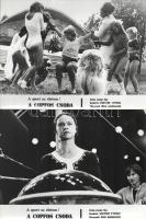 cca 1989 előtti ,,A copfos csoda" című szovjet film jelenetei és szereplői, 18 db vintage produ...