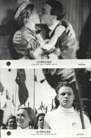 cca 1969 előtti ,,Cirkusz" című szovjet film jelenetei és szereplői, 15 db vintage produkciós filmfotó (vitrinfotó, lobbyfotó) ezüst zselatinos fotópapíron, a használatból eredő (esetleges) kisebb hibákkal, 18x24 cm