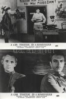 cca 1979 előtti ,,A cár tisztje és a komisszár" című szovjet film jelenetei és szereplői, 15 db...